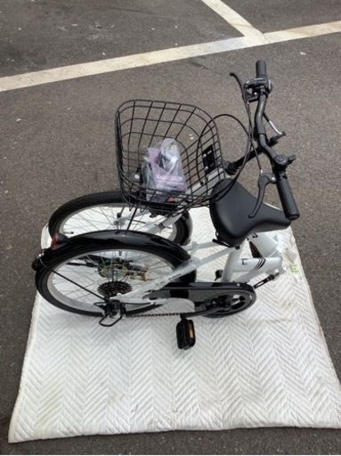 未使用品】折りたたみ自転車 20インチ シマノ6段変速ギア リサイクル