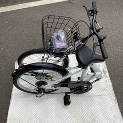 未使用品】折りたたみ自転車 20インチ シマノ6段変速ギア リサイクル 