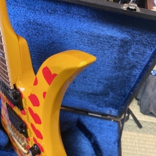 【タクロー】Burny MG hide イエローハート X japan hideモデル イエローハート サスティナー搭載モデル