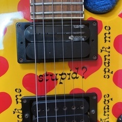 X japan hideモデル　イエローハート　サスティナー搭載モデル