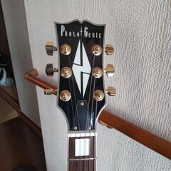 【値下げしました】　PhotoGenic レスポールタイプ　レフティ 値下げ☆フォトジェニック レスポールタイプ（貴重なレフティー)