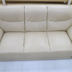 3人掛けソファー 幅175×奥行80×高さ78cm ナチュラル ベージュ系