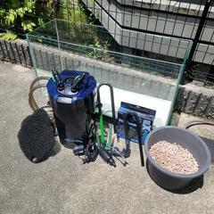 ガラス水槽(90×30×45)セット(外部フィルター・照明) ガラス水槽(90×30×45)セット(外部フィルター・照明)