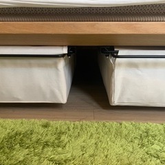 無印ベッドフレーム×ニトリ高級マットレス