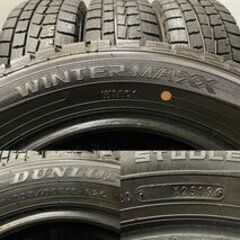 DUNLOP WINTER MAXX WM01 205/60R16 16インチ スタッドレス 4本 2019年製 バリ溝 ステップワゴン ジューク等　(TC560)クレジットカード QRコード決済可能