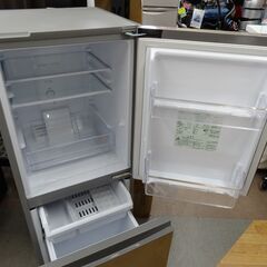 西岡店 高年式 冷蔵庫 126L 2ドア 2021年製 AQUA AQR-13K シルバー 