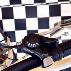 DEEPER クロスバイク DE-009 SHIMANO 6段階変速機付属 26インチ 自転車 