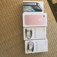 携帯 空箱 iPhone ＆ Xperia