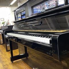 【新館10周年　現金決済で総合計より10万円値引き】リフレッシュ済み中古ピアノ　定番モデル　ヤマハYUS黒