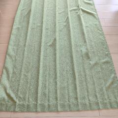 ニトリカーテン、緑、100×200cm