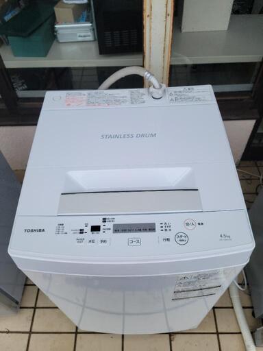 【SALE】TOSHIBA　4.5kg洗濯機　AW-45M5　中古　リサイクルショップ宮崎屋住吉店　22.5.28K