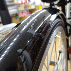 未使用 27インチ 自転車 フィナード 6段変速 グレー カゴ・鍵付き FINERD シティーサイクル 西岡店