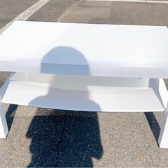💛【美品】IKEA イケア ホワイトテーブル ラック イン…