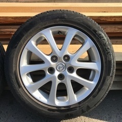 【売約済】マツダ純正アルミホイール＋タイヤセット