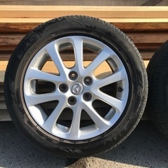 【売約済】マツダ純正アルミホイール＋タイヤセット
