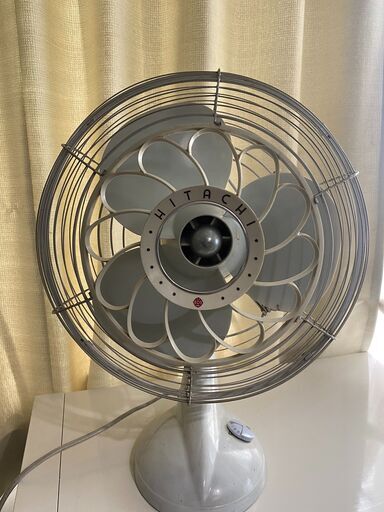 （115）ヴィンテージ 希少 日立 扇風機 A.C.DESK FAN M-6036B 動作確認済　昭和レトロ　中古