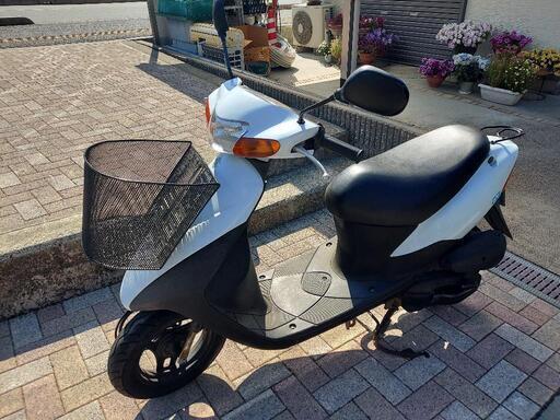 決まりました！スズキ CA1PA レッツ2 白 原付バイク50cc 2スト