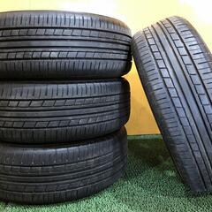 No.847　ヨコハマ エコスES31　タイヤ 2021年製 15インチ 185/55R15　トヨタ純正ホイール　ENKEI製　4本セット　bB等に