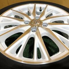 No.848　ANHELO　アネーロ　16インチ　16×5J　4穴　PCD100　タイヤ付　165/50R16　4本セット