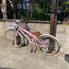 女児用　自転車24インチ