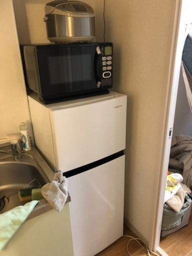 2020冷蔵庫と2021洗濯機