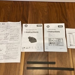 INNO ルーフボックス（白）＋THULE Wing Bar（TH960）