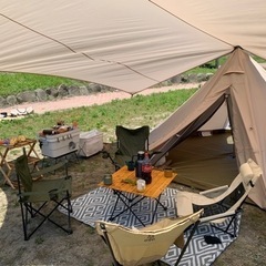 値下げ交渉可】ロゴス【LOGOS】Trad Tepee タープ 350チャレンジセット