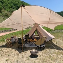 値下げ交渉可】ロゴス【LOGOS】Trad Tepee タープ 350チャレンジセット