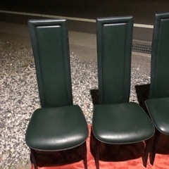 牛革 ハイバックチェア