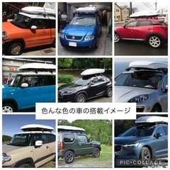 INNO ルーフボックス（白）＋THULE Wing Bar（TH960）