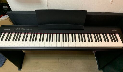 美品】Roland FP-30-BK 電子ピアノ ステージピアノ 88鍵盤 専用 ...
