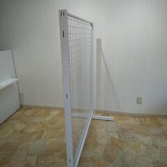 ❗️店舗、 展示用棚 什器展示表裏セット 中央両面網状の展示用 ついたて