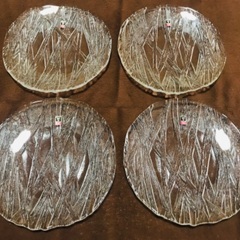 カガミクリスタル　ガラス皿　
