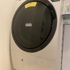 【ネット決済・配送可】HITACHI ドラム式洗濯機 2019年式