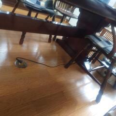 最後の大物！ダイニングテーブルと6脚の椅子