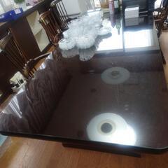 最後の大物！ダイニングテーブルと6脚の椅子