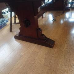 最後の大物！ダイニングテーブルと6脚の椅子