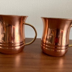 日本製　純銅　コップ　2個