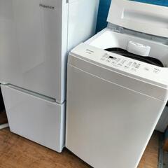 新生活応援家電セット！！No８３　ハイセンス　HR-G13A-W  2ドア冷凍冷蔵庫 134L　2020年製・アイリスオーヤマ KAW-YD60A 全自動洗濯機 6.0K 2020年製 2点セット！！