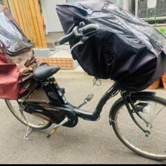 3人乗り パナソニック8ah電動アシスト自転車26型サイズ 子乗せ 子供用 