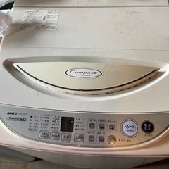 サンヨー　洗濯機　6.0kg