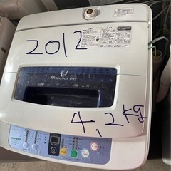 ハイアール　洗濯機　4.2kg 2012年製【難あり】