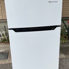 【RKGRE-906】特価！ハイセンス/Hisense/93L 冷凍冷蔵庫/HR-B95A/中古品/2020年製/当社より近隣無料配達！