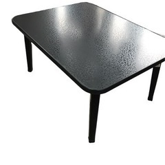 折り畳み　ローテーブル　黒