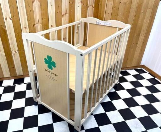 ミニベビーベッド　キンタロー　Bebe Ange　ミニべべエンジェ　分解組み立て式　高さ3段階調整　下部物置収納