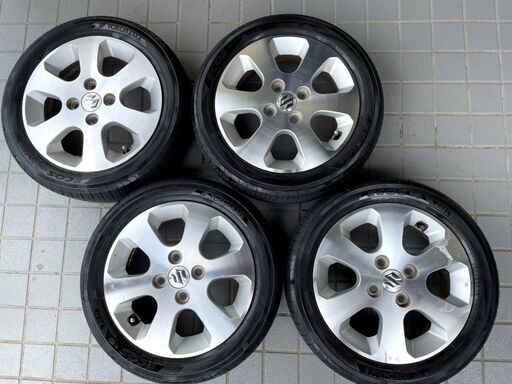 ★美品★スズキ純正ホイールセット★165/55R14　5～6分山