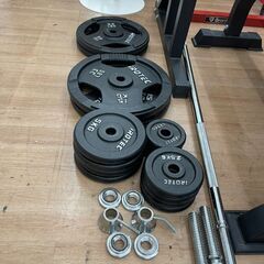 【完売】ホームジム ベンチプレス クワット&ベンチプレス台 (総重量:95kg) 🚚自社配送時💳代引き可🚚(現金、クレジット、スマホ決済対応)