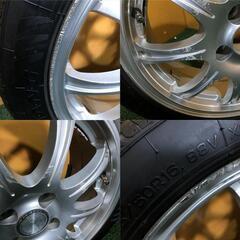 No.850　ナンカン　NOBLE SPORT NS-20　タイヤ 16インチ 195/50R16　ホイール付 4穴 PCD100　4本セット