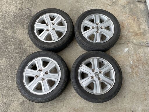 スズキ純正ホイール suzuki 14インチ アルミホイール 4本セット スズキ純正 14インチ 4.5J+50 4H-100 アルミ ホイール 4本 セット MR