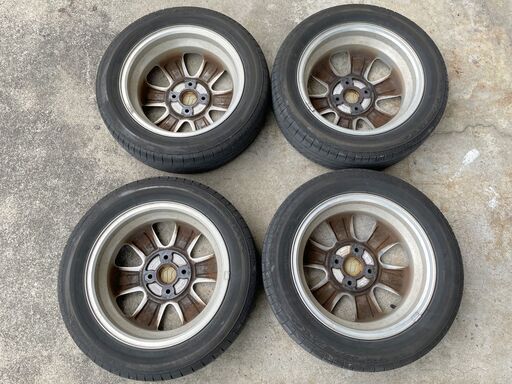スズキ 純正14インチアルミホイール&夏タイヤ 4本セット 14×4.5J＋50 4